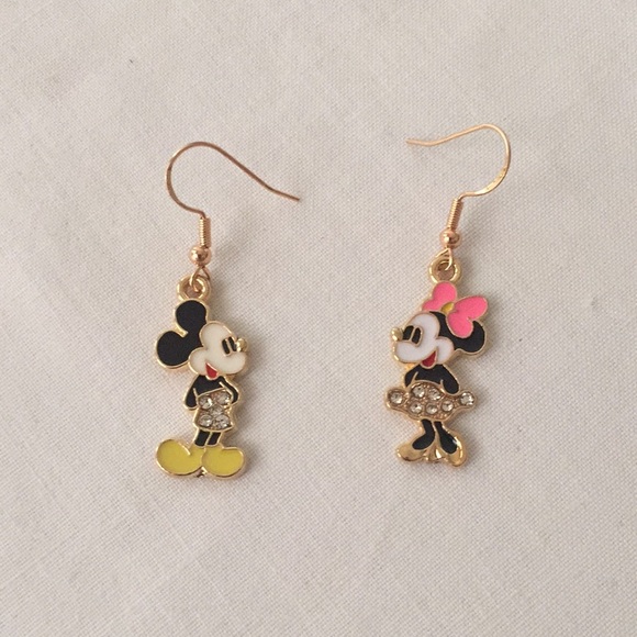 🍏50% OFF/3+...Mickey and Minnie Dangle Earrings. - Picture 3 of 7